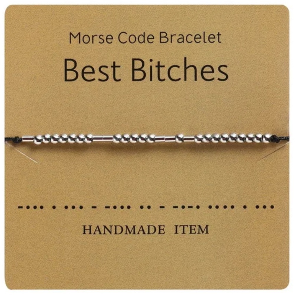 🌸3/$6🌸Morse Code Bracelets - Picture 3 of 5